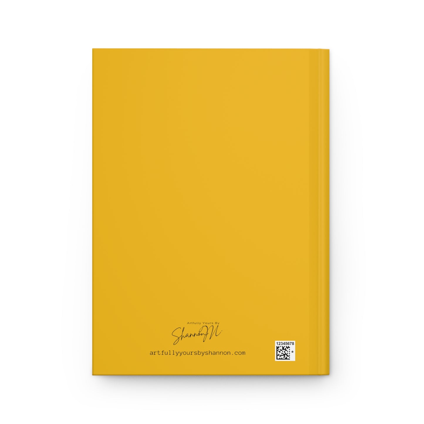 Yellow Hardcover Journal: "Like a flower, we must grow through the dirt."