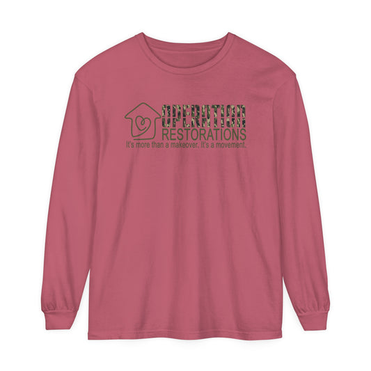 Unisex Garment-dyed Long Sleeve T-Shirt