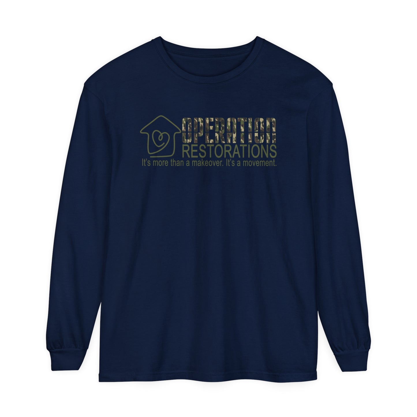 Unisex Garment-dyed Long Sleeve T-Shirt