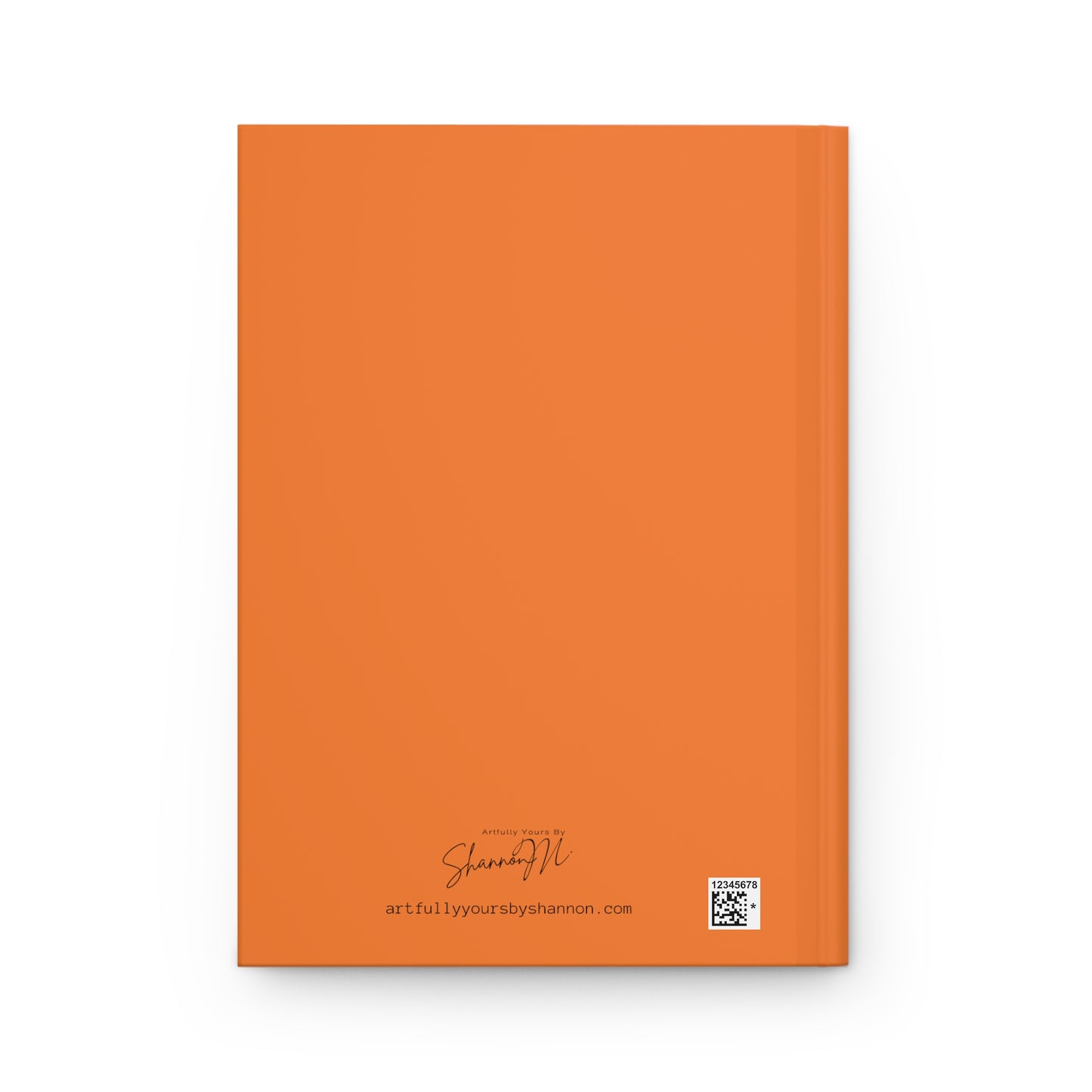 Orange Hardcover Journal: "Like a flower, we must grow through the dirt."