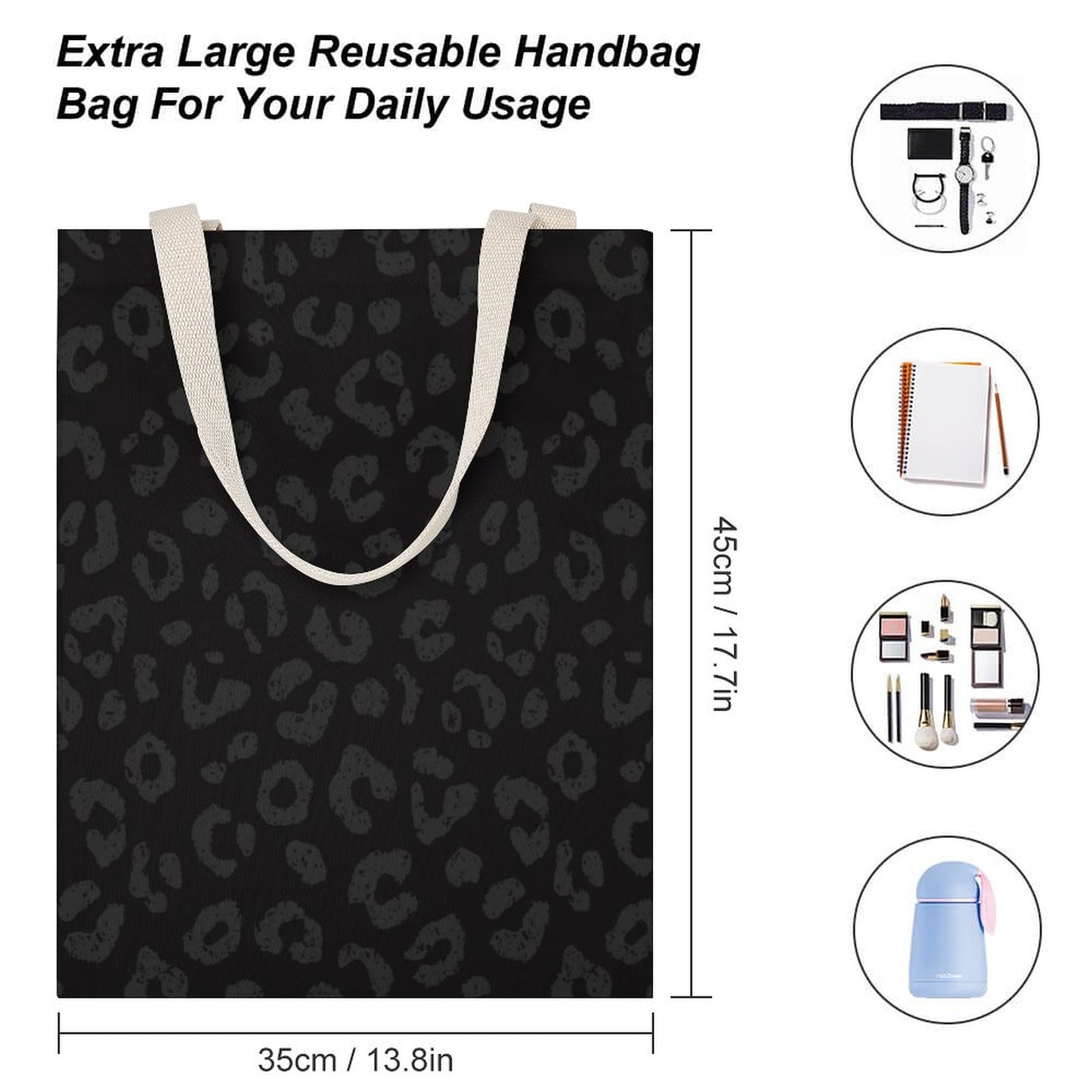 Tote Canvas Bag (Dual-sided Printing)